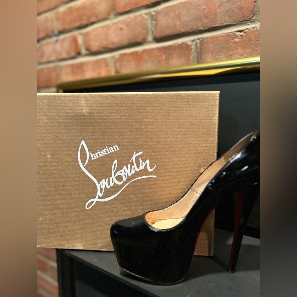Christian Louboutin black heel
